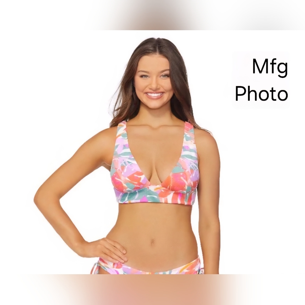 Raisins Just Beachy Swim Top, Womens Large